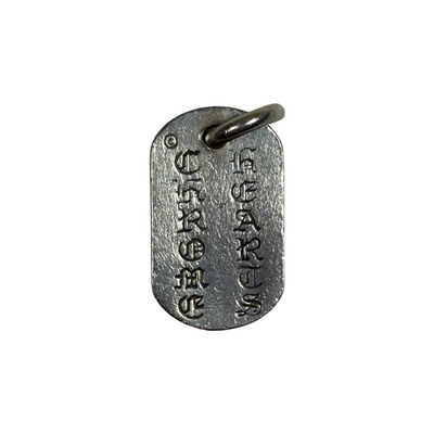 Chrome Hearts Cemetery Cross Dog Tag Pendant | eBay