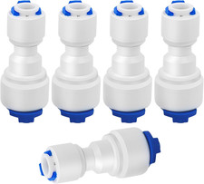 5PCS 3/8" Female to 1/4" OD Quick Connect Push Connector for RO Water Tube