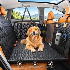 Dog Car Seat Cover Back Hard Bottom Extender For Dogs Supports 400LBS Pet USA