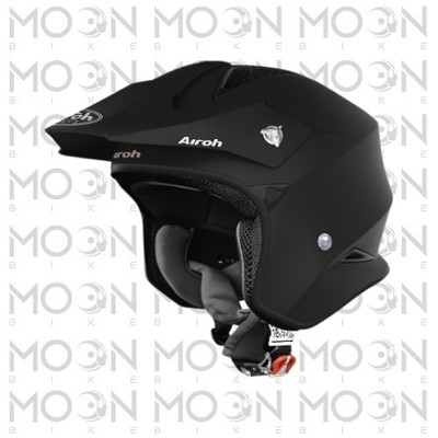 Airoh TRR S Jet Trial Helmet HPC Matte Black Approved Motorcycle Scooter Urban