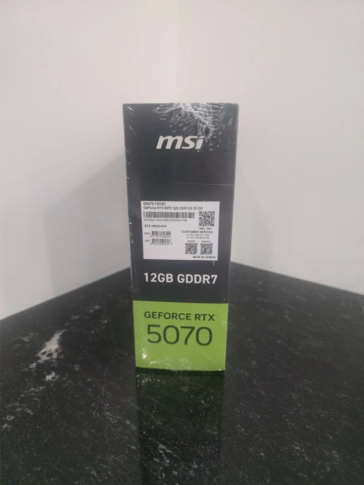 MSI NVIDIA GeForce RTX 5070 VENTUS 2X Overclocked Dual Fan 12GB GDDR7 PCIe 5.0 - Image 4 of 4