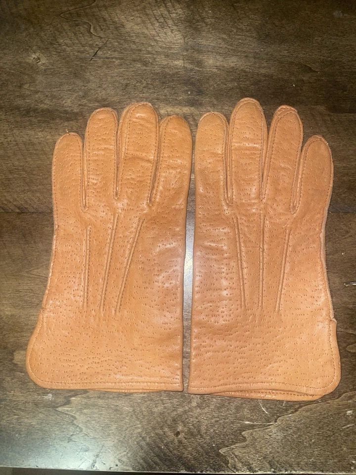 Gates Leather Driving Gloves Mens Size 8 - Image 2 of 4