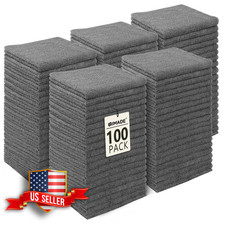 Bulk Washcloths 100 Pack Soft Face Towels