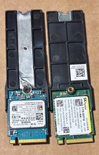 Lot of 2 assorted  512Gb NVME M.2 2230 SSD  with 2280 adapter  Wiped and Tested