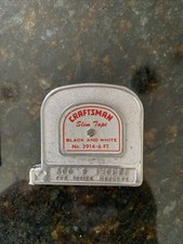 Craftsman Metal Tape Ruler Vintage Good Condition Made In USA 6 Ft
