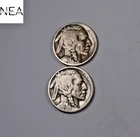 1923-S + 1925-D Buffalo Nickel Set/Lot ~ Semi-Key Dates! ~ ZBL74