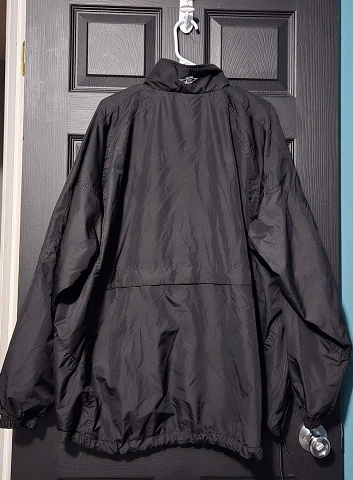 Chaqueta cortavientos Easton Performance para hombre talla XXL negra Foto 2 de 4