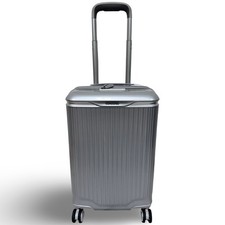 Maleta giratoria rígida Samsonite Silhouette 18 - plateada (usada)