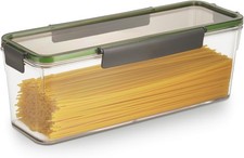 72oz Spaghetti Pasta Storage Container Clear Plastic Noodle Holder W/ Airtight