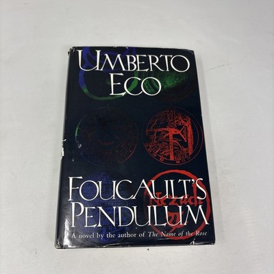 Foucaults Pendulum Umberto Eco Franklin Library 1989 Hardcover First Edition