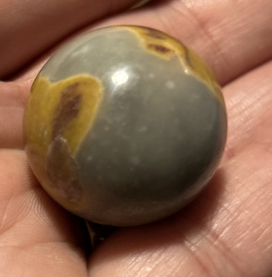 Polychrome Jaspis Kristall Kugel 2,6cm 32g Geschenk, Heilung, Spirituell, Steine, Natur