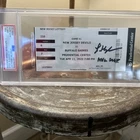 Luke Hughes New Jersey Devils NHL Debut Signed Inscribed Ticket Stub PSA/DNA 9