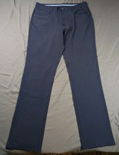 FootJoy FJ Golf Pants Mens 35X34 Navy Blue Athletic Fit Stretch Performance