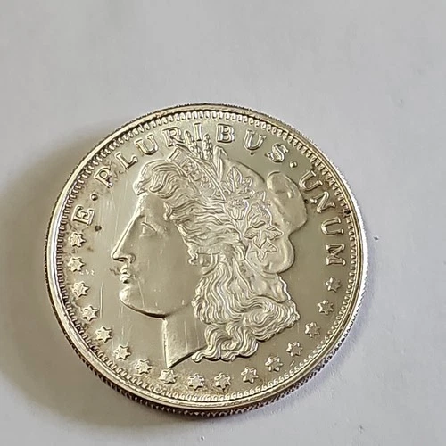 1 Troy oz .999 fine silver round coin morgan dollar design