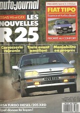 L'AUTO JOURNAL N°09 Nvlles R25 V6 ET GTX / FIAT TIPO / CORSA TUR. D / 205 XRD