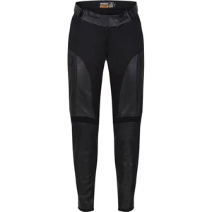 MotoGirl Fiona Ladies Motorbike Motorcycle Leather Trousers Black