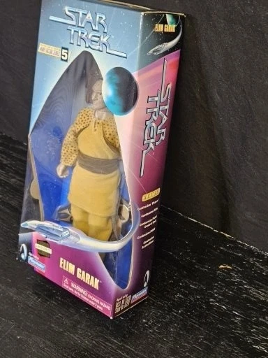 Figura de acción de colección Star Trek Elim Garak 1998 Playmates nueva en caja Deep Space Nine Foto 3 de 4