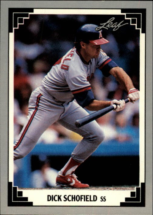 1991 Leaf #59 Dick Schofield - BB