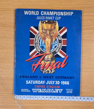 Original 1966 World Cup Final Programme - England V West Germany - VGC