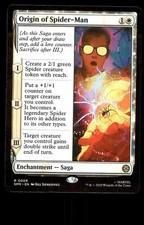 Origin of Spider-Man 9 Rare Marvel's Spider-Man Magic: The Gathering Near Mint