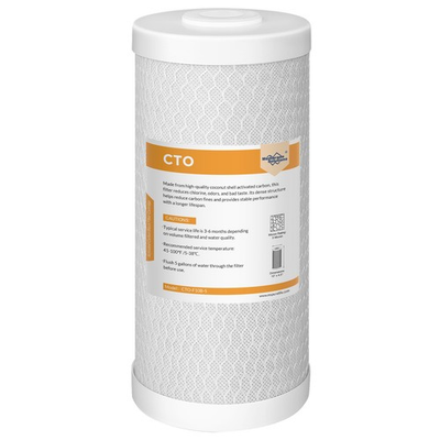 #ad 5 Micron 10quot;x4.5quot; Sediment CTO Carbon Block Water Filter for Big Blue Cartridges $137.99