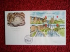 GB FDC 1989 INDUSTRIAL ARCHAEOLOGY M/SHEET AIA IRONBRIDGE SPECIAL P/MARK