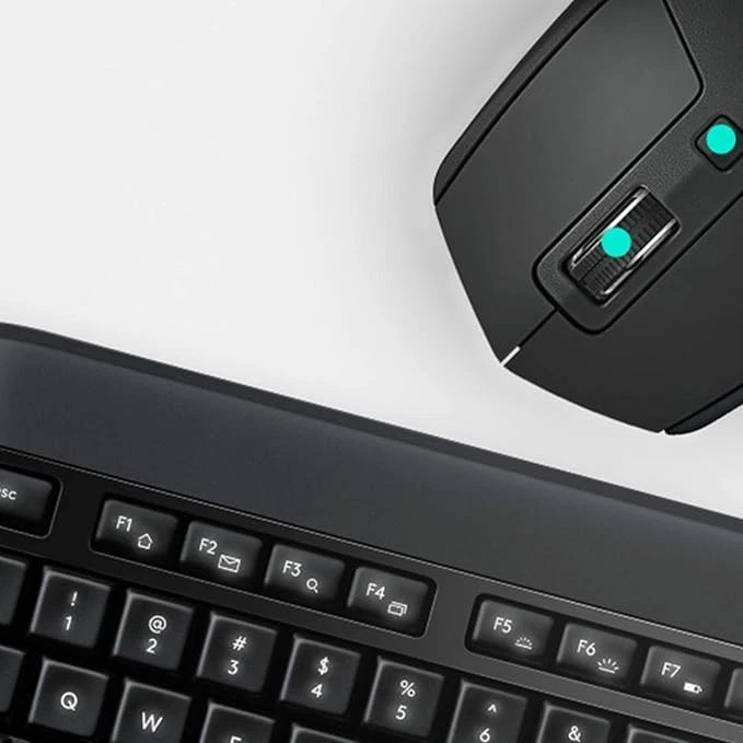 Logitech MX900 Black RF Wireless Keyboard & Mouse Combo - Image 2 of 4