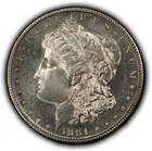 1881S $1 Morgan Silver Dollar - Looks Proof-Like - SKU-D7425