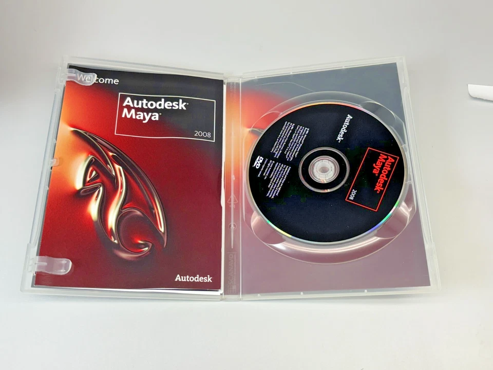 Autodesk Maya 2008 Complete for Vintage Apple Mac - near mint disc + serial - #2 - Image 2 of 4