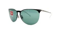 NEW RAY BAN RB 3652 9116-82 SILVER AUTHENTIC SUNGLASSES 65-15-140