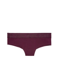 Victoria's Secret PINK Logo Cheekster Panty Ruby Wine