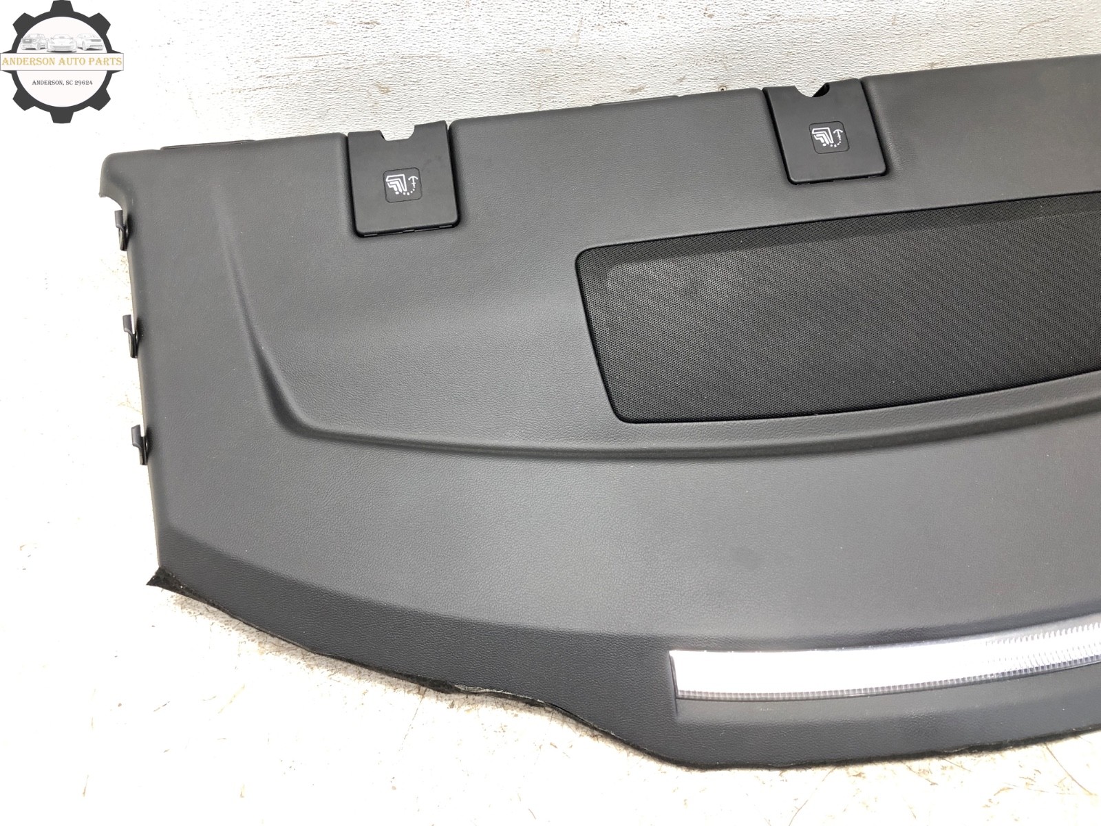 2014-2019 MASERATI GHIBLI S Q4 REAR PARCEL SHELF TRIM UNDER WINDOW PANEL OEM