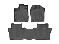 WeatherTech FloorLiner HP for 2019-2025 Honda Passport - 1st & 2nd Row, Black