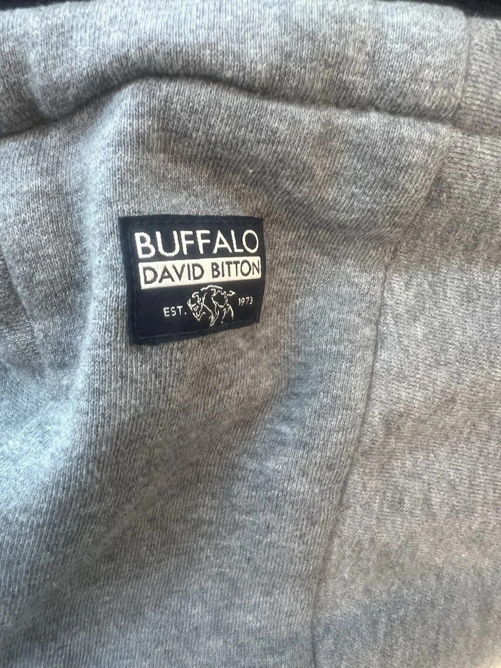 Buffalo David Bitton Vest Large Plaid Hooded - Image 4 of 4