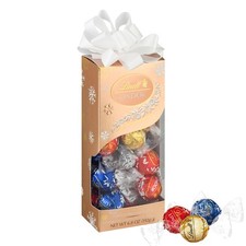 Lindt LINDOR Assorted Chocolate Candy Truffles Gift Box, Gourmet 6.8 oz