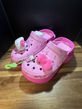 Crocs x Sanrio Bae Clog Hello Kitty Women Platform Slip On Sandal