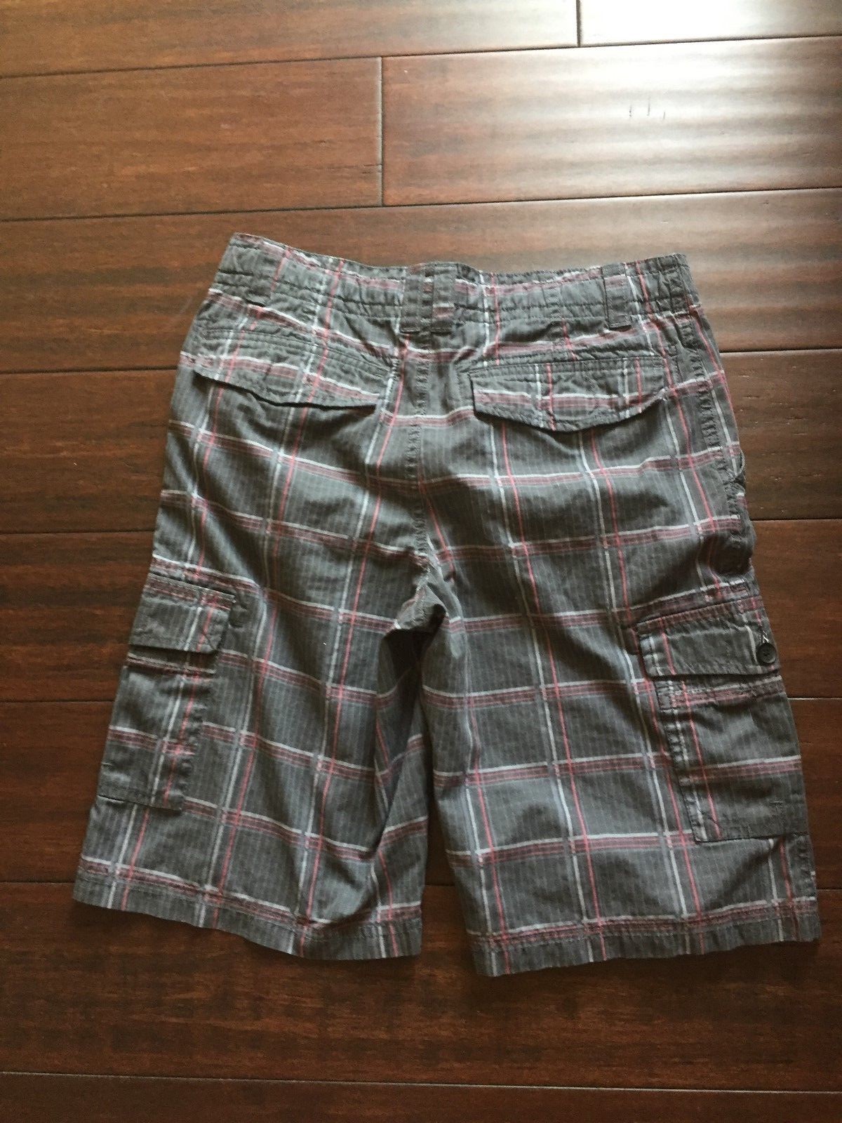 TONY HAWK Boy’s Gray Drawstring Shorts Size M Medium With 4