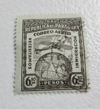 Republica Del Paraguay Necesitamos Immigracion Postage Stamp 07/456