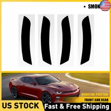 Smoked Front Rear side light market Blackout Vinyl For 16-22 Chevrolet Camaro