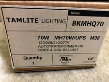 Tamlite Lighting 70W Watt MH70W/UPS M98 Ballast Kit BKMHQ70 AutoTransformer-HX