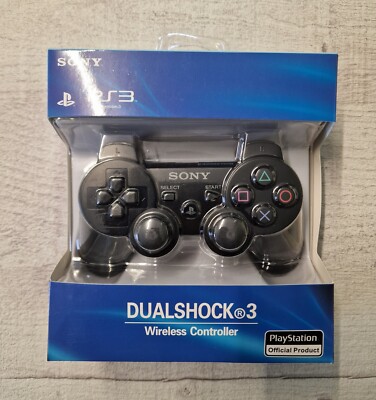 Original Black Boxed PlayStation 3 PS3 DualShock Wireless Controller