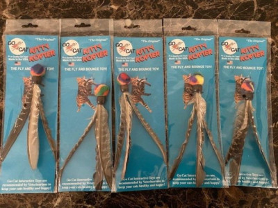 GO CAT KITTY KOPTER DA BIRD CAT KITTEN TOYS COUNT OF 5 INTERACTIVE TOYS
