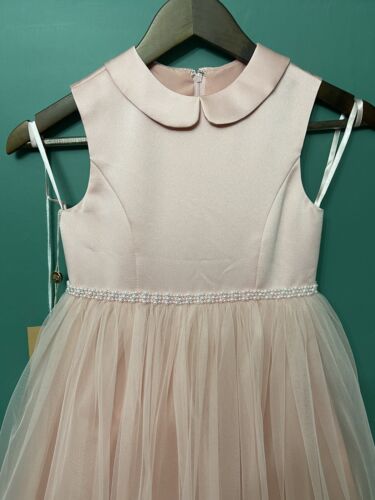 Party Dress. Age 7 Dusky Pink. Flowergirl Dress Bridesmaid Dress - Picture 2 of 14