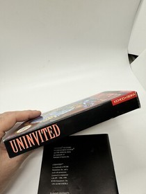 Uninvited NES Nintendo CIB Complete W/ Rare Hint Book Guide Near Mint!