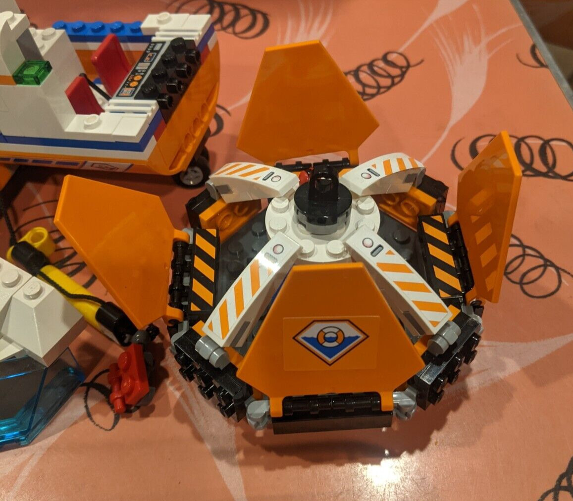 Lego City Coast Guard Helicopter And Life Raft