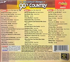 5009 90'S COUNTRY CHARTBUSTER KARAOKE LOT VA