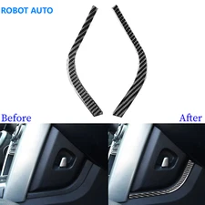 For Land Rover Discovery Sport 15-19 Carbon Fiber Floor Console Side Trim Strips