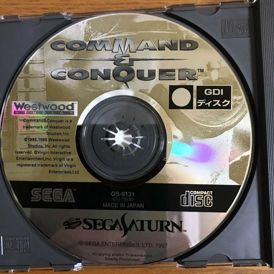 Command & Conquer Sega Saturn SS Used Japan Simuration Boxed Tested Working - Image 4 of 4