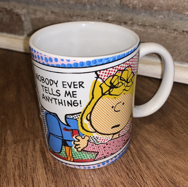 Peanuts Snoopy Comic Strip Collection Coffee Mug Gibson eBay