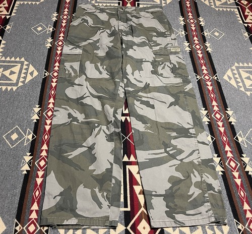 Mens Wrangler Camo Cargo Pants Size 
